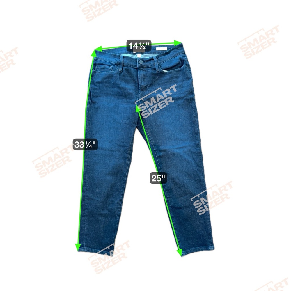 Frame Denim Dark Blue Ankle Jeans - Picture 9 of 9